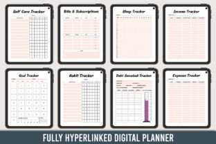 Happy Life Digital Planner Canva Graphic by KDPMart · Creative Fabrica