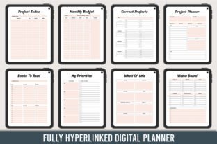Happy Life Digital Planner Canva Graphic by KDPMart · Creative Fabrica