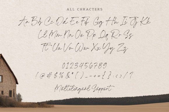 Oriental Village Font PNG with transparent background - Preview 5