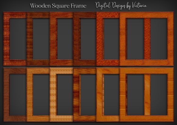 Wooden Chunky Square Frame