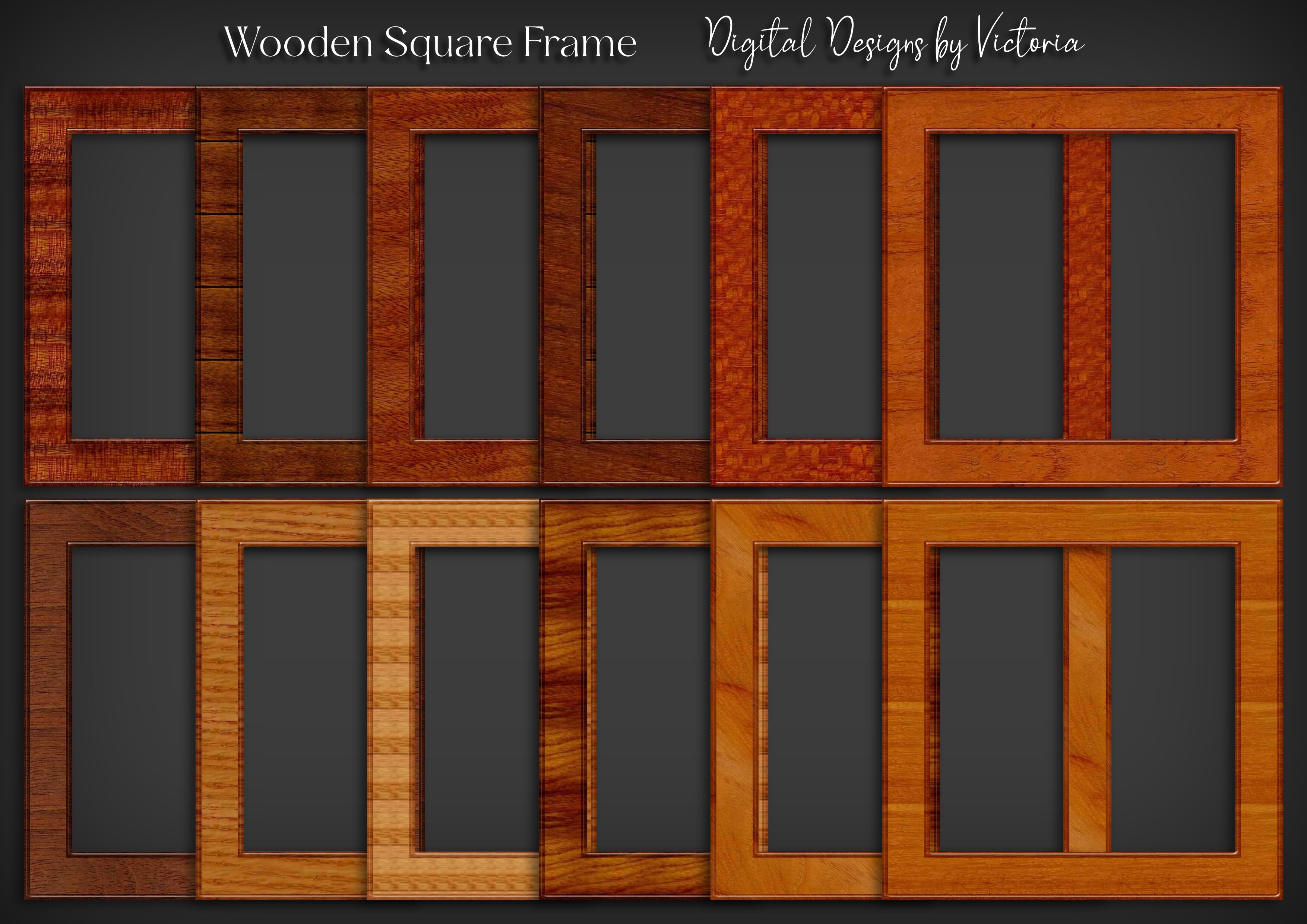 Wooden Chunky Square Frame