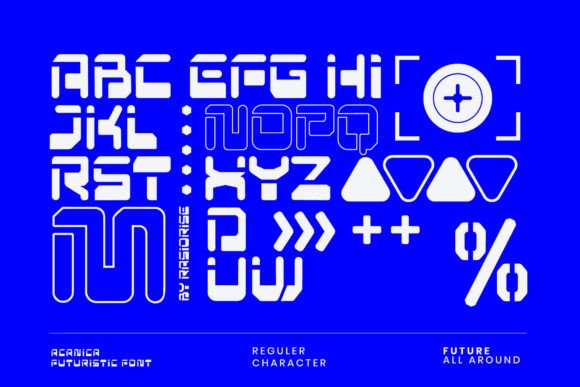 Acanica Font - Preview 1