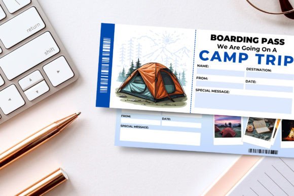Editable Canva Surprise Camping Trip