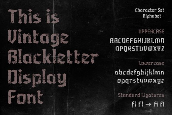 Grublack Font - Preview 2