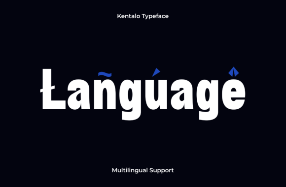 Kentalo Font font preview - 4