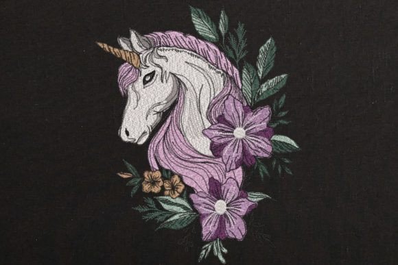 Magic Unicorn & Flowers