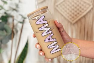 Mama Libbey Glass Can Wrap UVDTF PNG Graphic by PositiveChic · Creative ...