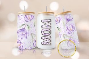 Mothers Day Mom Libbey Glass Wrap PNG Graphic by PositiveChic ...