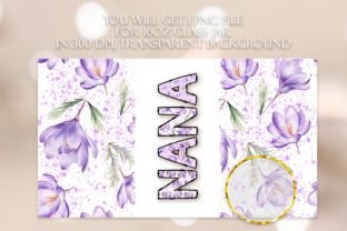 Mothers Day Nana Libbey Glass Wrap PNG Graphic by PositiveChic ...