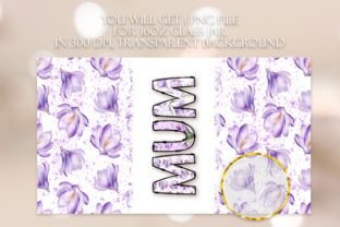 Mum Libbey Glass Can Wrap UVDTF PNG Graphic by PositiveChic · Creative ...