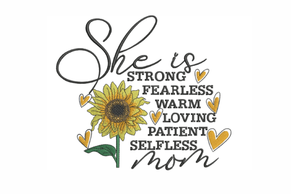 Sunflower, She is Strong