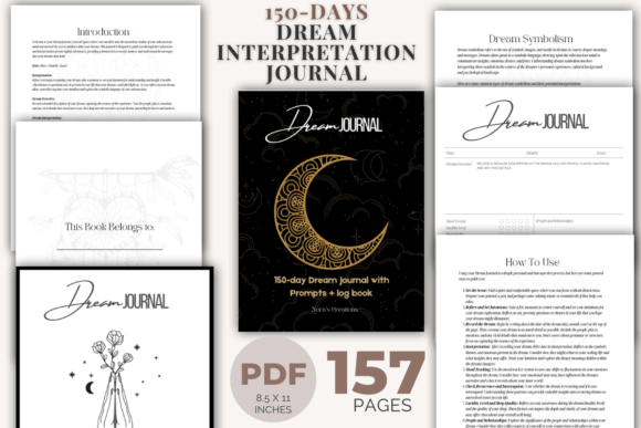 150-DAY Dream Journal + Interpretation