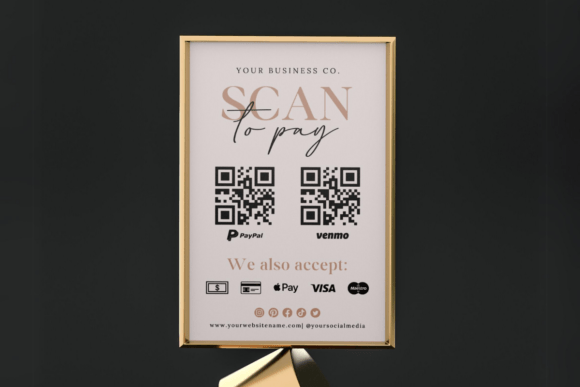Canva | Printable Scan to Pay Sign