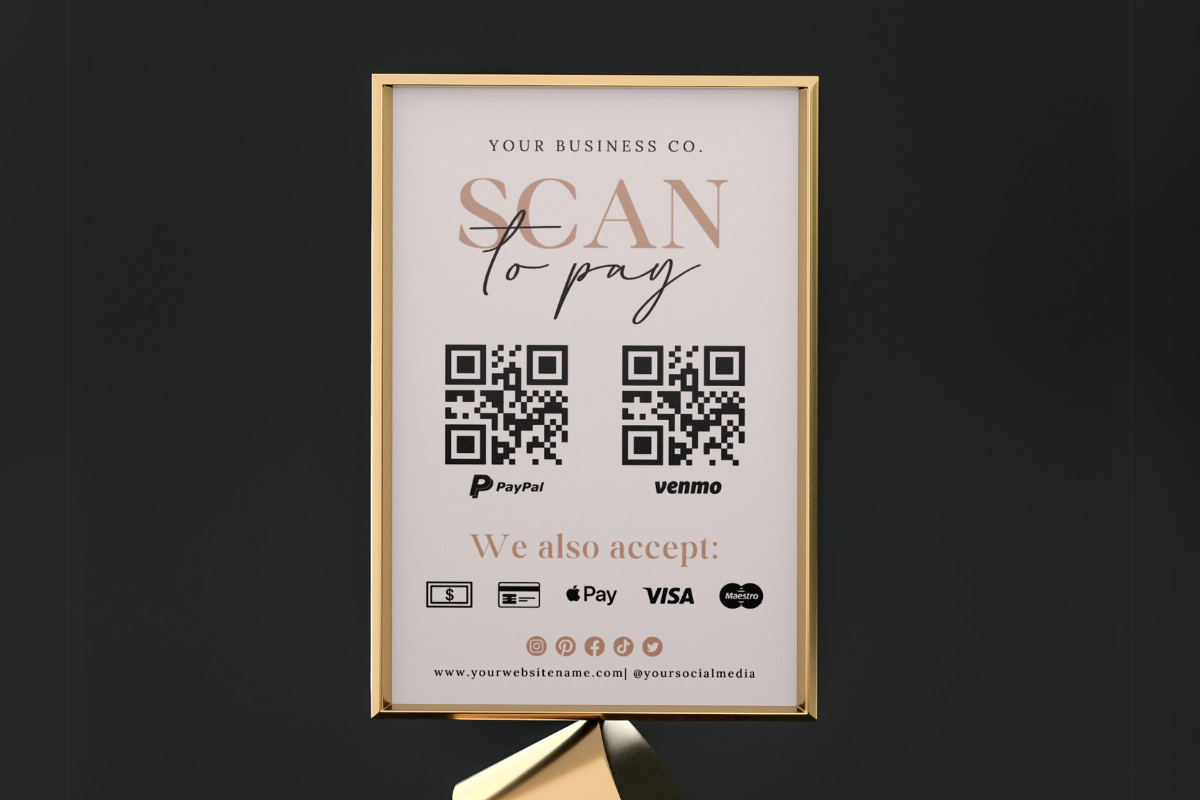 Canva | Printable Scan to Pay Sign