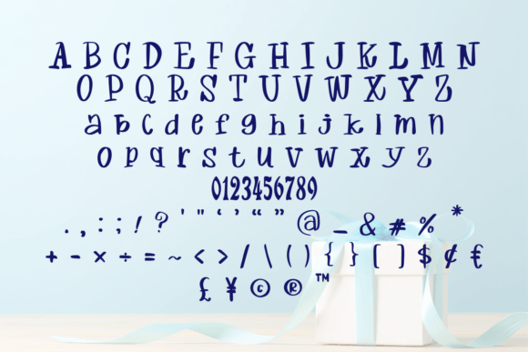 Gives Font PNG with transparent background - Preview 1