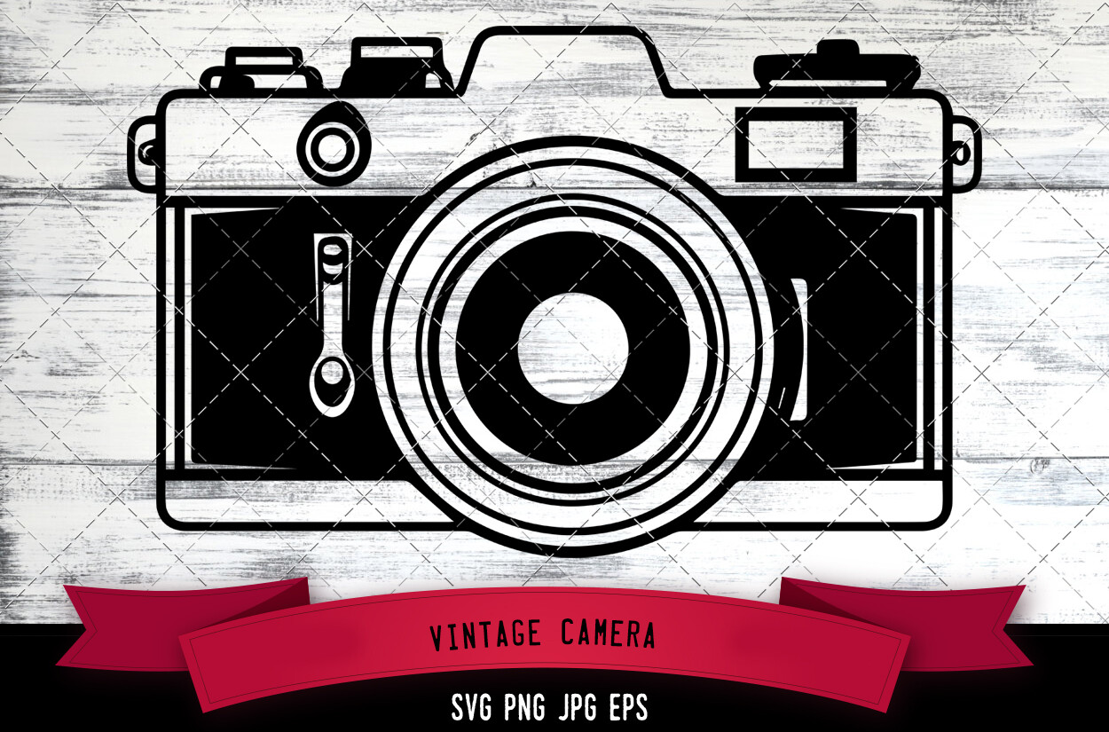 Vintage Camera SVG, Photography SVG Graphic by thesilhouettequeenshop ...