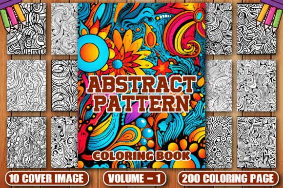200 Abstract Pattern Coloring Pages -KDP