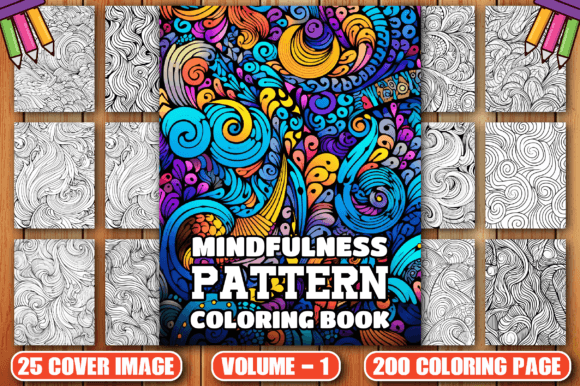 200 Mindfulness Pattern Coloring Pages