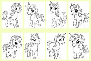 250 Cute Unicorn Coloring Pages for Kids Graphic by WinSum Art ...