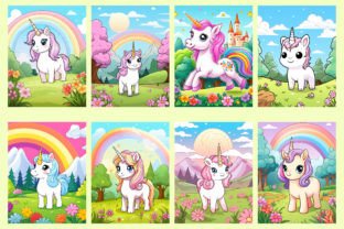250 Cute Unicorn Coloring Pages for Kids Graphic by WinSum Art ...