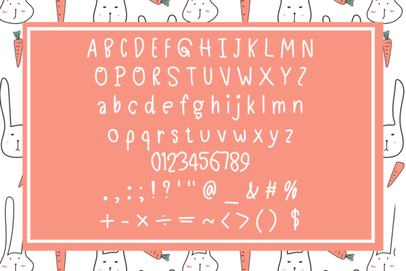 Carrot Font - Preview 1