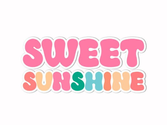 Groovy Sunshine Font - Preview 1