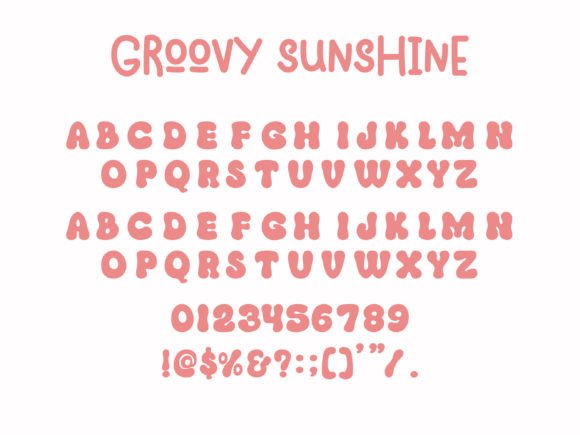 Groovy Sunshine Font - Preview 5