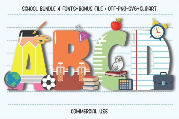 School Fonts