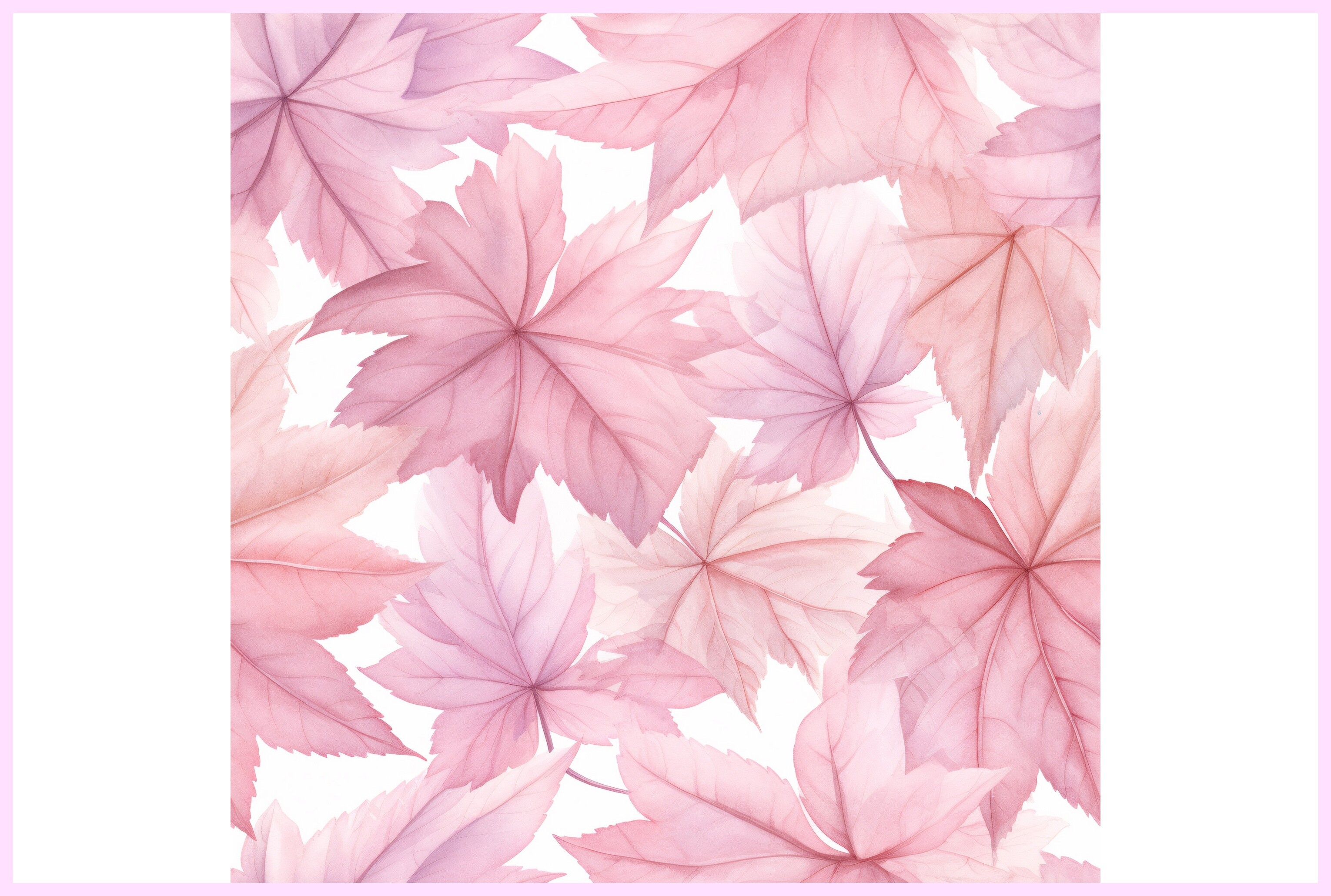 Watercolor Leaf Seamless Pattern Graphic by Forhadx5 · Creative Fabrica