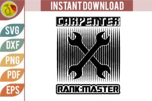 Carpenter Ranks Carpenter Rankmaster Svg Design Graphic by IADESIGNER6929 · Creative ...