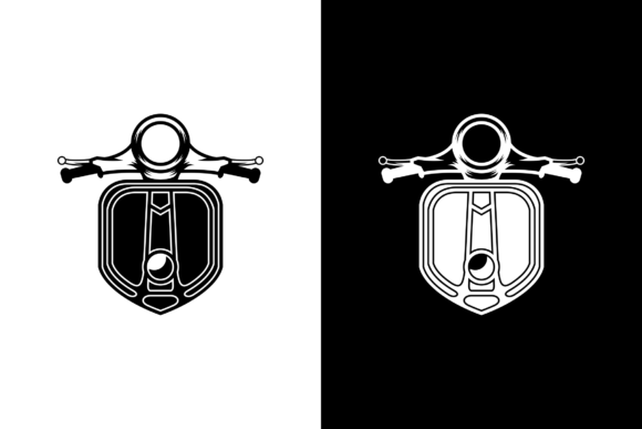 Silhouette Vespa Logo
