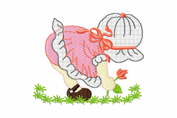 Baby Girl Embroidery Design