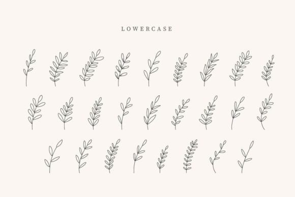 Coffe Leaves Font - Preview 2