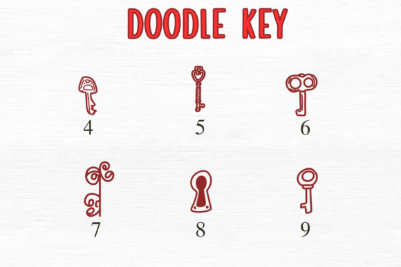 Doodle Key Font - Preview 3