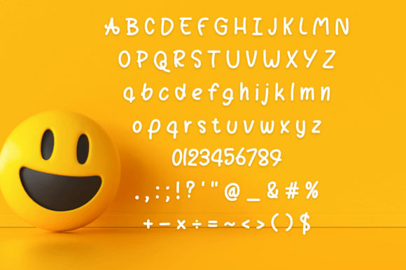 Happiness Font - Preview 1