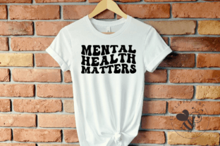 Mental Health Matters Wavy SVG Graphic by Three Dove · Creative Fabrica
