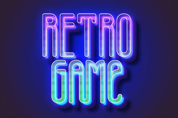 Neonland Font PNG with transparent background - Preview 5