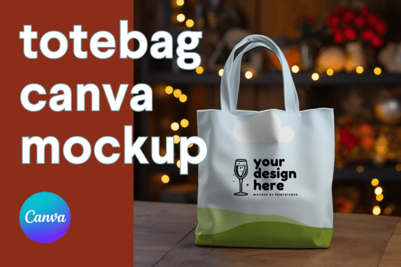 Totebag Canva Mockup Tote Bag Mock Up