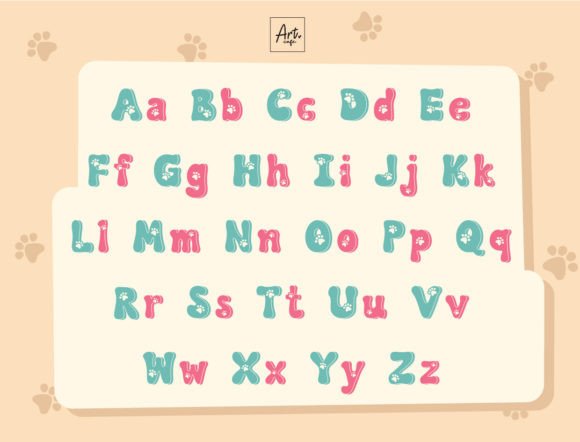 Cat and Dog Font - Preview 1