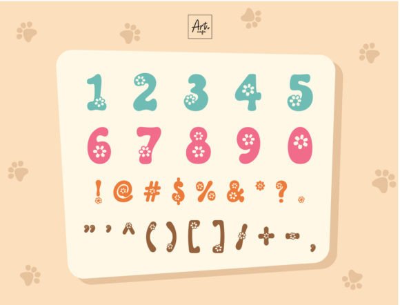 Cat and Dog Font - Preview 2