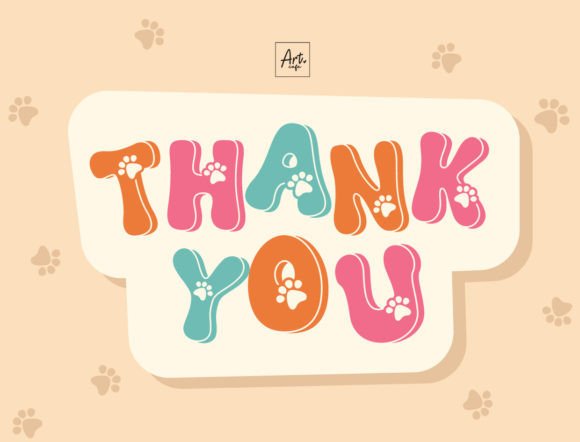 Cat and Dog Font - Preview 3