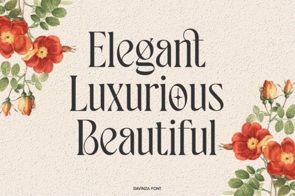 Davinza Font - Preview 1