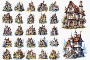 Fantasy Gothic House Clipart Graphic by Mehtap Aybastı · Creative Fabrica