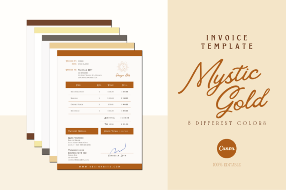 INVOICE CANVA TEMPLATE