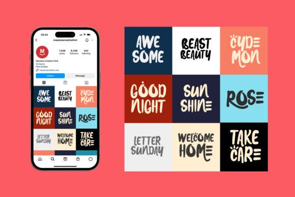 Macrox Font PNG with transparent background - Preview 3