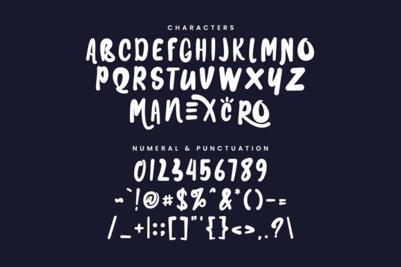 Macrox Font PNG with transparent background - Preview 5