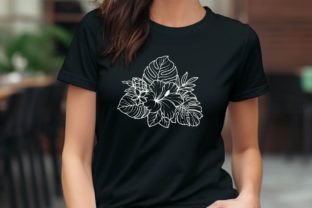Tropical Flower Svg Hawaiian Flowers Svg Graphic by Tadashop Design ...