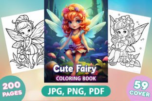 200 Cute Fairy Coloring Pages for Kids Graphic by FuN ArT · Creative ...