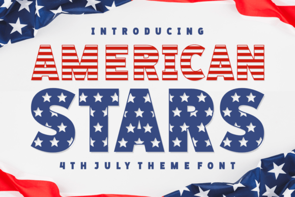 American Stars Decorative Font By Riman (7NTypes)