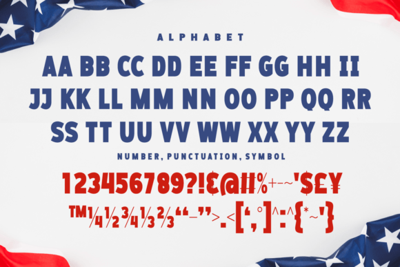 American Stars Font - Preview 3